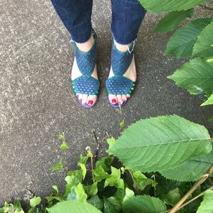 Anthropologie daniblack Nairobi wedge sandals
